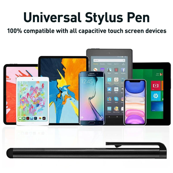 ប៊ិច Stylus ជាសកល ថេប្លេតគូររូប ប៊ិចអេក្រង់ Capacitive Sensetive សម្រាប់ Apple Android iPad iPhone Samsung Kindle ទូរស័ព្ទ