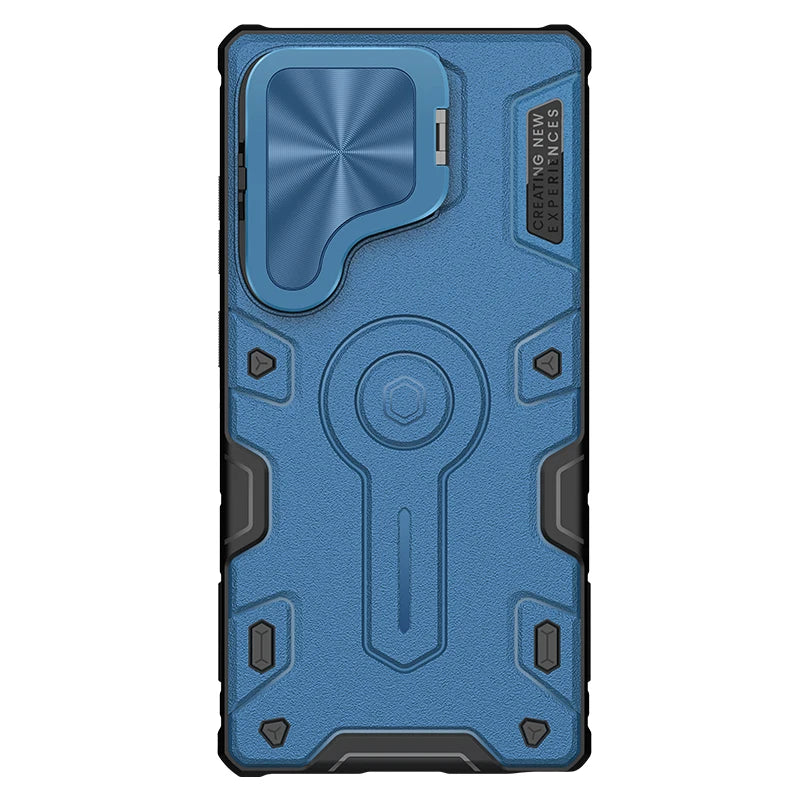 NILLKIN For Samsung Galaxy S25 Ultra Magsafe Case Armor Prop Magnetic Wireless Charging Hard Back Cover For Samsung S25 Ultra