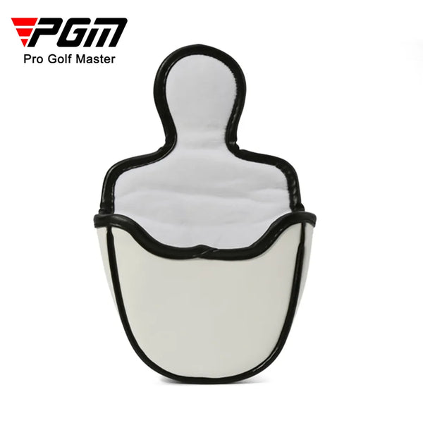 Golf Club Head Cover Semicircle Magnetic Suction Anti-scratch Putter Protective Cover GT026
