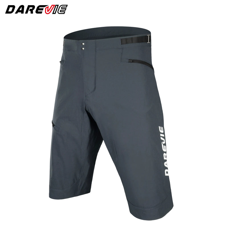 ខោខ្លីជិះកង់បុរស DAREVIE ខោខ្លីការពារទឹកជ្រាបខ្យល់សម្រាប់បុរស ហោប៉ៅពីរ ធន់នឹងការពាក់ ស្រូបយកសំណើម ខោខ្លីបុរស