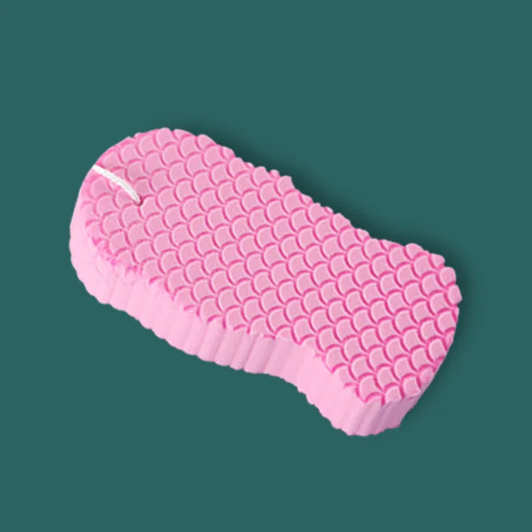 3D Exfoliating Body Scrub Sponge,Reusable Exfoliating Bath Ball for Deep Cleansing and Smooth Skin, Bathroom Accessory.