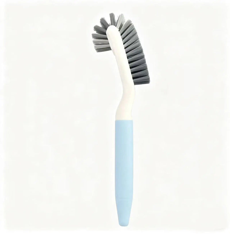 1pc Shoe Brush Long Handle Double Head Soft Hard Bristle 360° No Dead Corner No Damage to Shoes Multi-functional Cleaning.