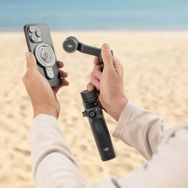 DJI OM Magnetic Quick-Release Mount Designed for iPhone users for DJI Osmo Mobile 7P