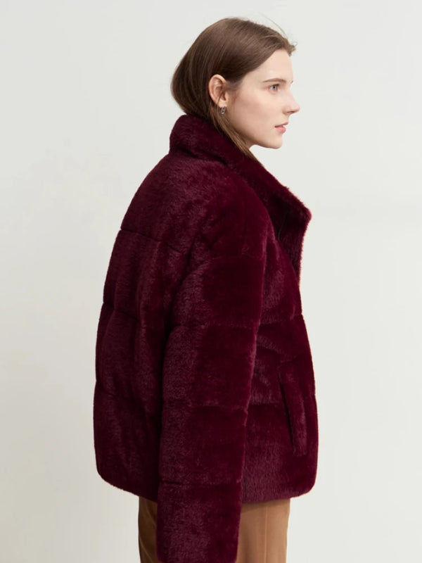 AMII Minimalist Down Jacket for Women 2025 Winter New Warm Lower Pile Duck Down Loose Thick Female Commuter Overcoat 12444008