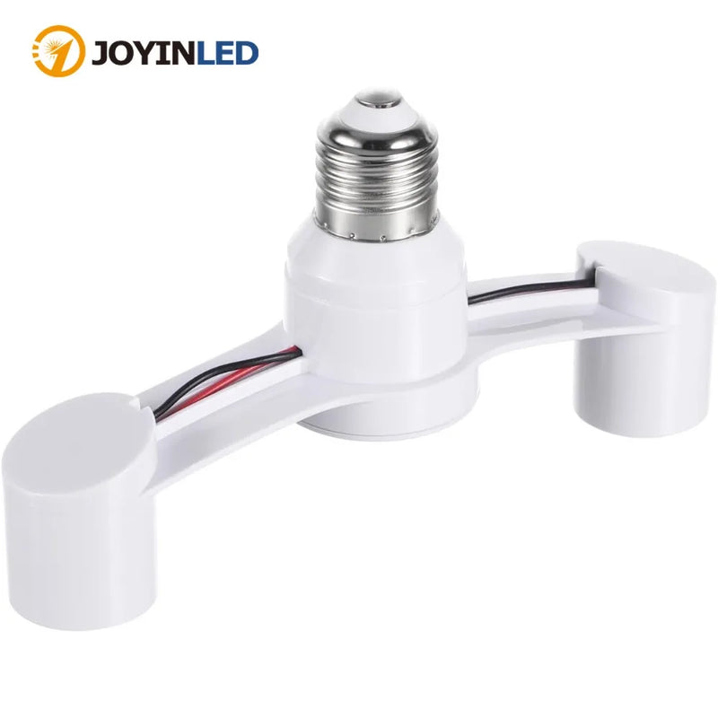 JOYINLED E27 Light Socket Splitter Adapter 2 in 1 Dual Head Lamp Holder Bulb Base Extender Converter for LED Lighting 1-10PCS