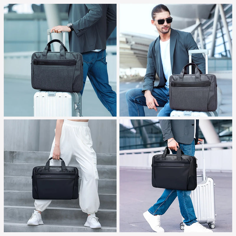 BANGE Laptop Bag Sleeve Case Shoulder HandBag for M3 M4 14 15 15.6 17 inch Macbook Air Pro 13.3 Huawei Dell Notebook Briefcases
