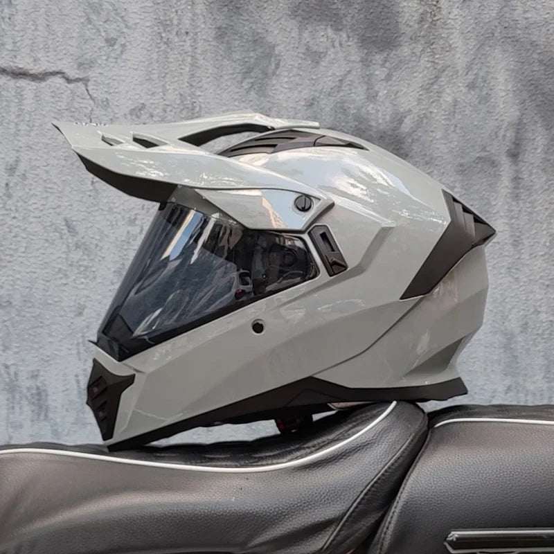 ORZ Dual Sport Motocross Helmet Men Top Quality Motorcycle Helmet Adventure Biker Helmet Off-road Racing Gear