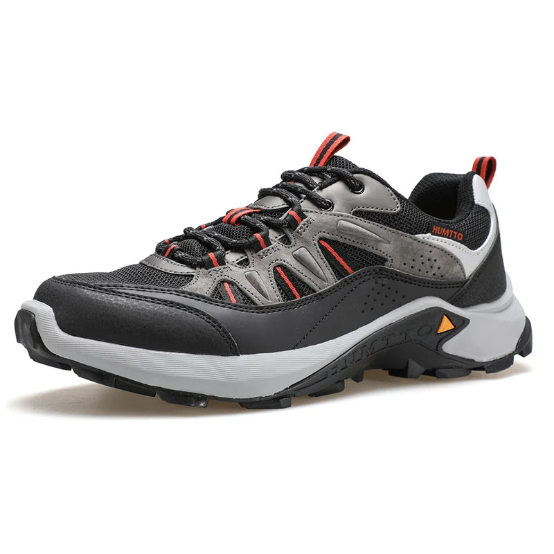 HUMTTO Shoes for Men Breathable Trail Sneakers Luxury Designer Anti-slip Sports Hiking Men's Boots Outdoor Trekking Sneaker Man