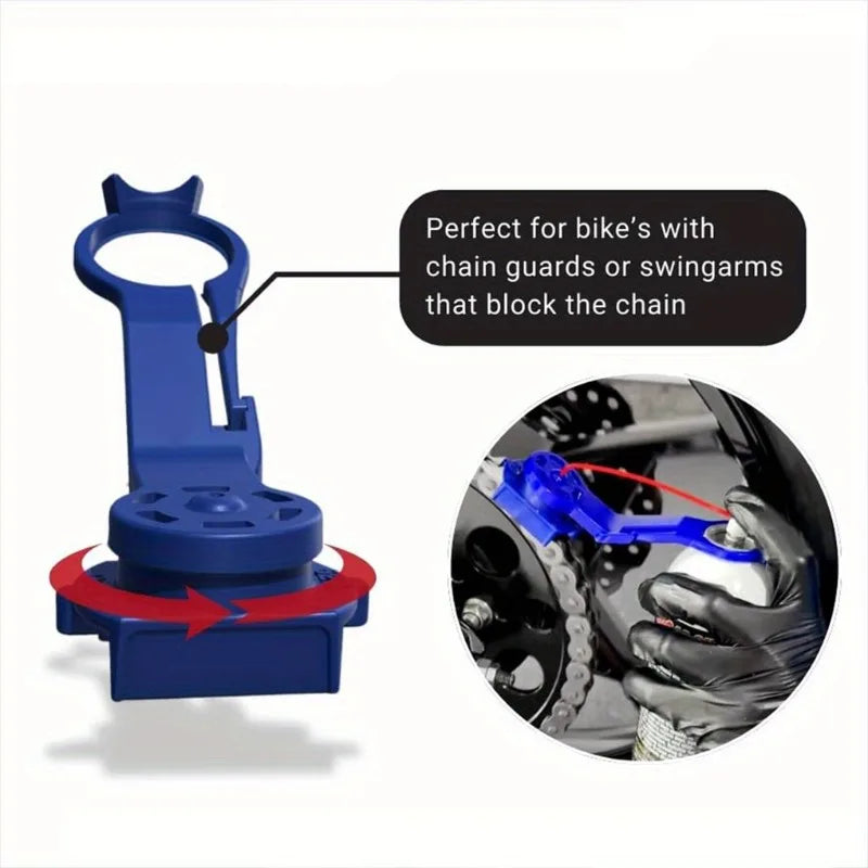 1set Convenient Oiling Tool for Motorcycle Chains,Lubrication And Maintenance Device Essential for Chain Upkeep Cleaning.