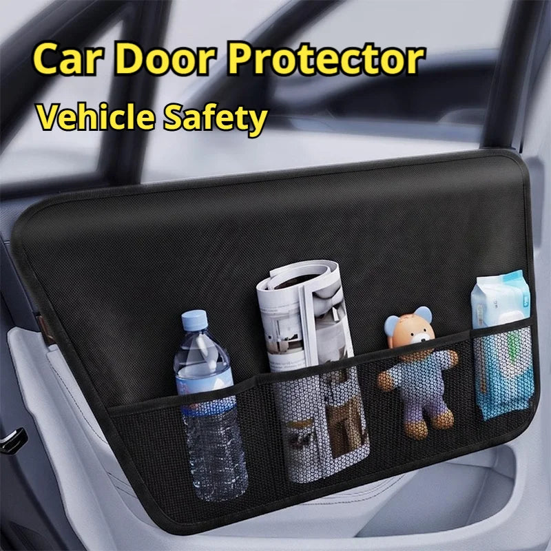 SEAMETAL Anti Scratch Dog Car Door Guard Waterproof Oxford Vehicle Door Protector Cover for Dog Pet Travel Car Accessories