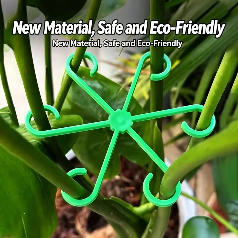 Plant Stem Support 4pce - Plant Fixing Clip, Plant Climbing Support Frame, Flower Stem Retaining Frame