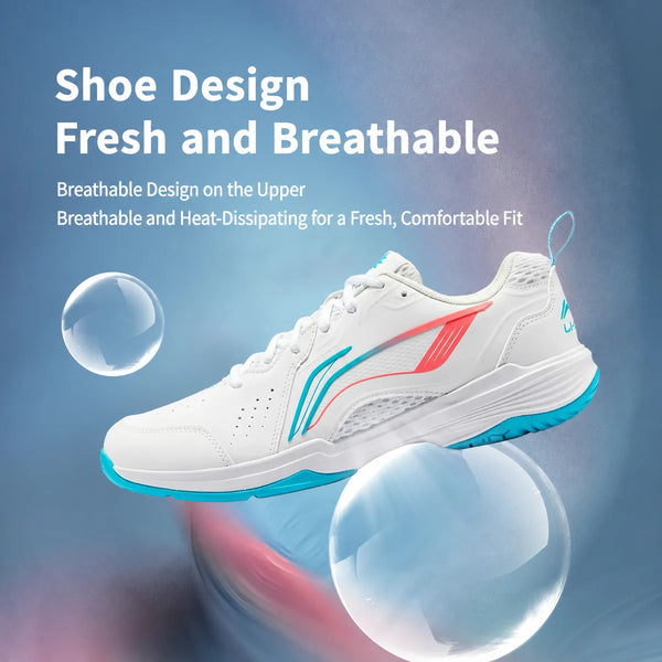ស្បែកជើងវាយសី Li-Ning Unisex ALMIGHTY V 2.0 ទន់ ធន់នឹងការរអិល ងាយស្រួលពាក់ AYTU001