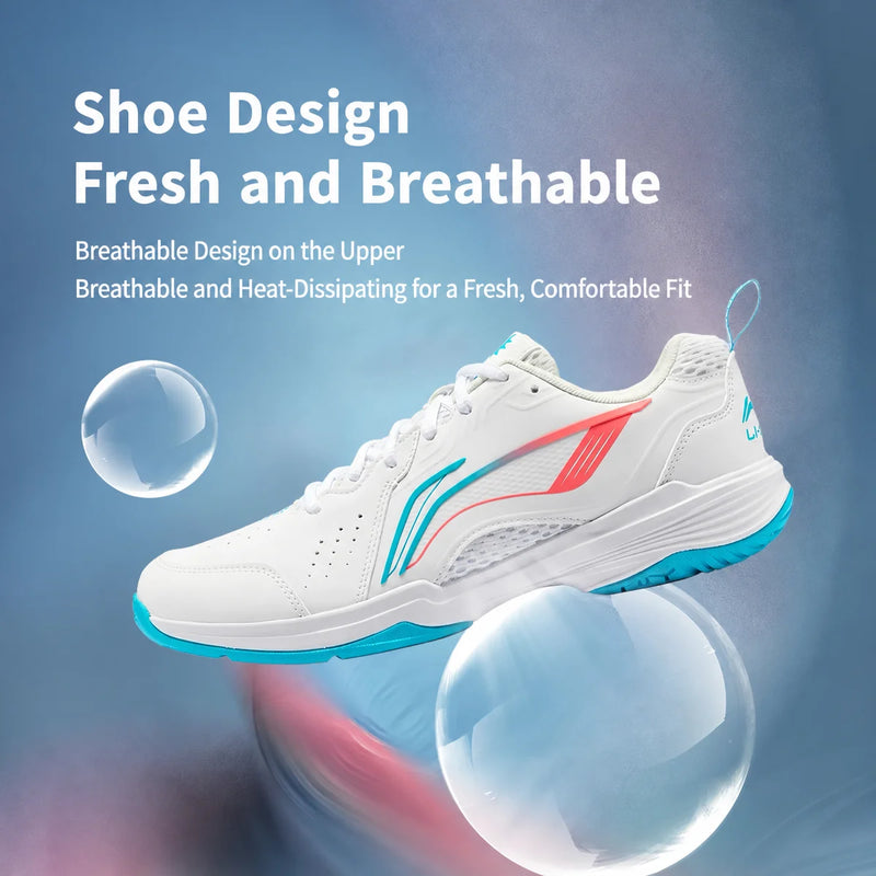 ស្បែកជើងវាយសី Li-Ning Unisex ALMIGHTY V 2.0 ទន់ ធន់នឹងការរអិល ងាយស្រួលពាក់ AYTU001