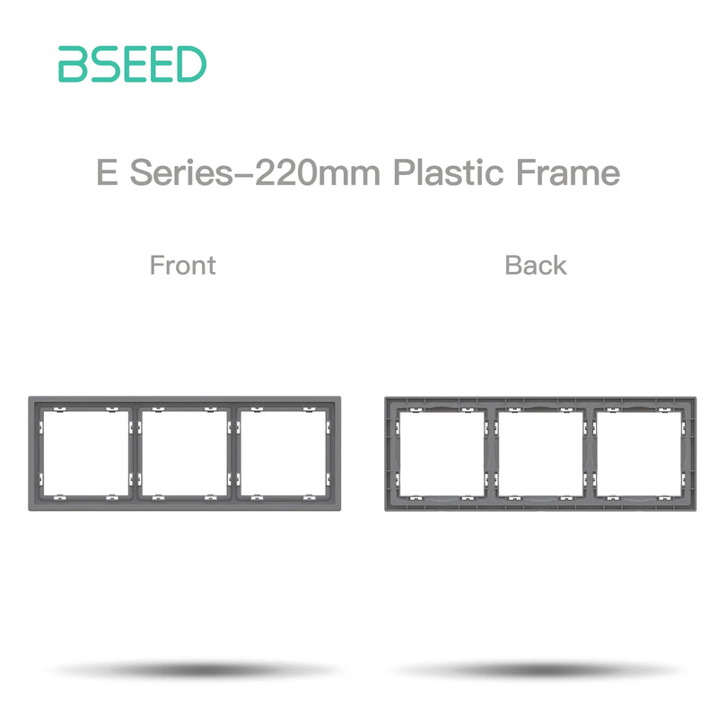 BSEED Zigbee Button Switch 1/2/3/4Gang Switch Module Smart Light Switch DIY Part Plastic Frame Smart Socket Part Tuya Smart Life