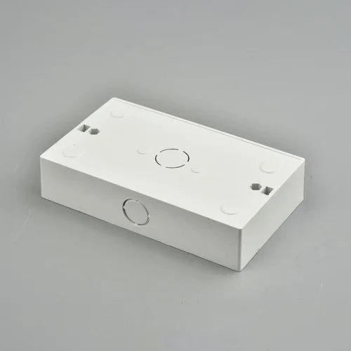 Depoguye For wall switch socket external mounting box, 86mm*86mm socket cable box white gold gray black