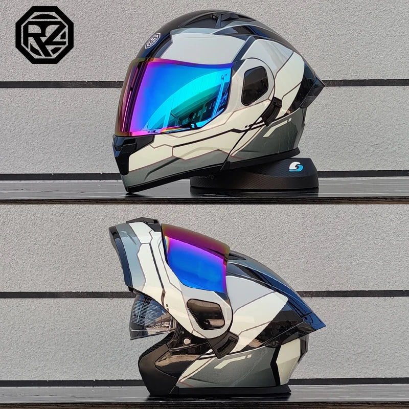 2025 High Quality Motorcycle Helmet Modular Flip Helmet Casco para Motos Dual Lens Full Helmet Casco para Motos DOT Approval