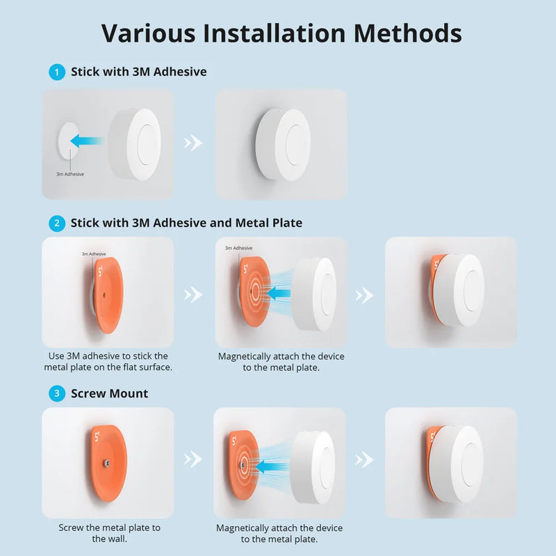 SONOFF SNZB-01P Zigbee Smart Wireless Switch Smart Scene via eWeLink Two-Way Control with TX Ultimate Wall Switch NSPanel Pro