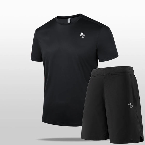 SBWL Summer 2026 Men's High-Quality Outdoor Sports Short-Sleeved Shorts Set for Daily Casual Beach Wear Tops