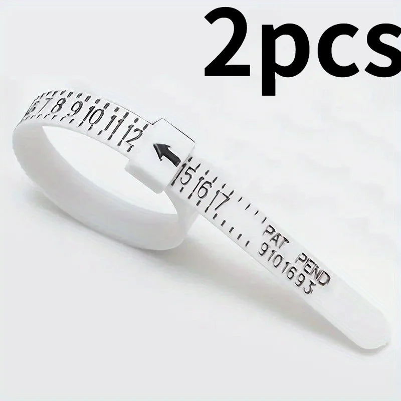 1/2pcs Deluxe Finger Sizer Tool, Accurately Measures Ring Size,easy to use, Precise Measurement,Ideal for Jewelry Lovers.