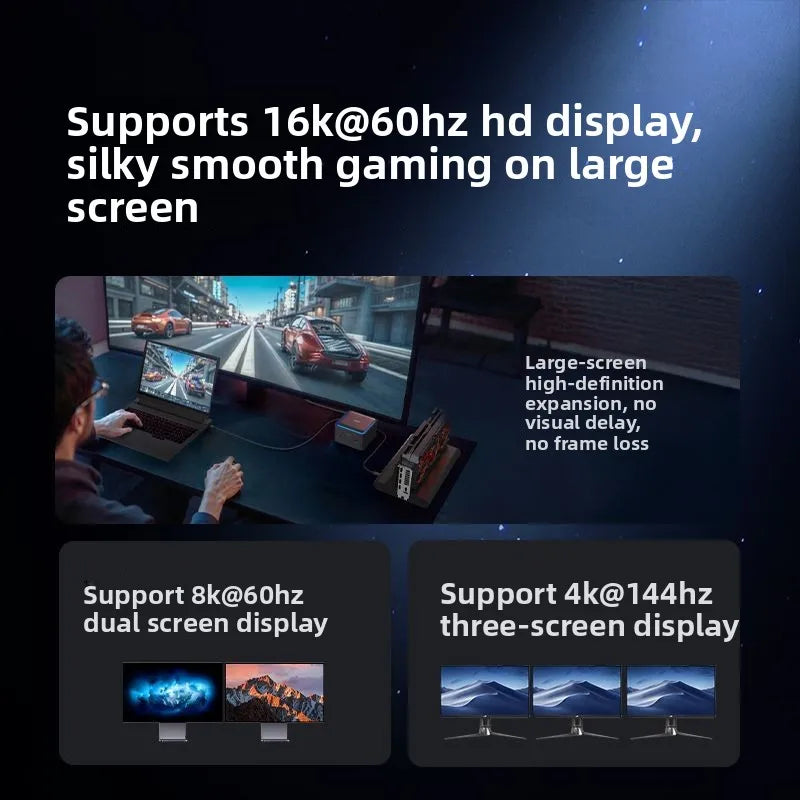 ខ្សែទិន្នន័យ ANKER Thunderbolt 5 មុខងារពេញលេញជាមួយនឹងការបញ្ជូន 120Gbps និងអេក្រង់បង្ហាញរូបភាពច្បាស់ខ្ពស់ 16K ស័ក្តិសមសម្រាប់កុំព្យូទ័រ