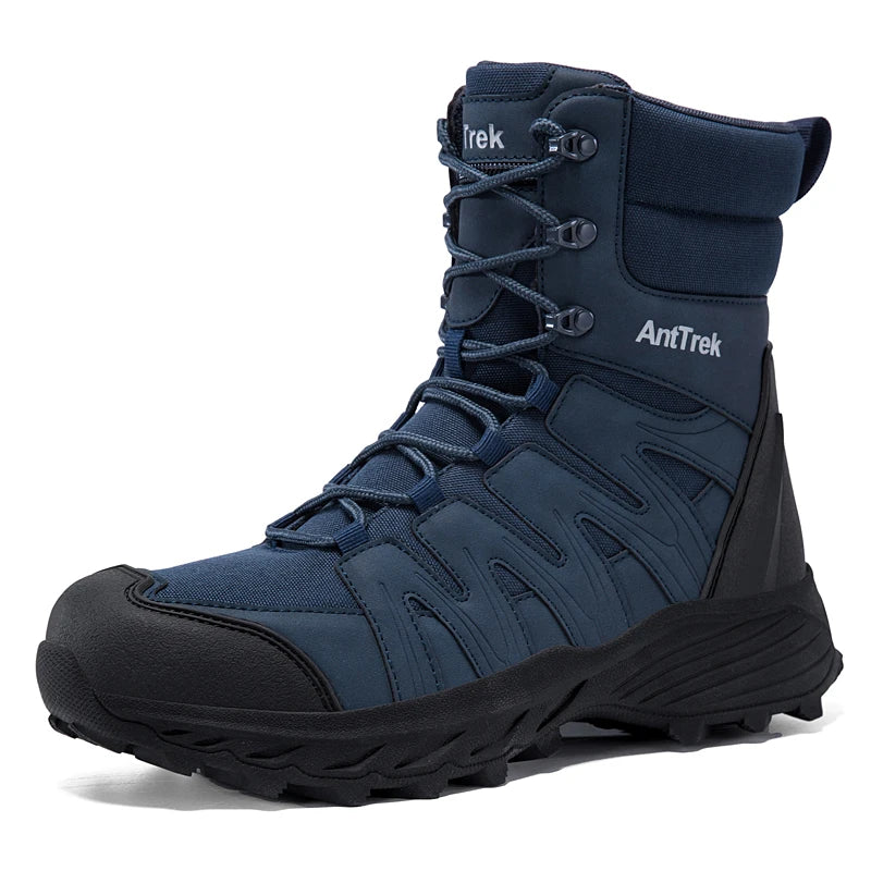 Men's High-Top Jungle Cross-Country Tactical Training Boots Four Season Breathable Anti-Slip Comfort Outdoor Hiking Combat Boots