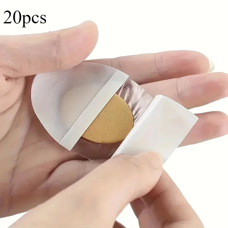 10/20pcs Transparent Waterproof Invisible Anti-Wear StickersHeel Pads, Forefoot Gel Pads,  Anti-Wear Stickers for High Heels.