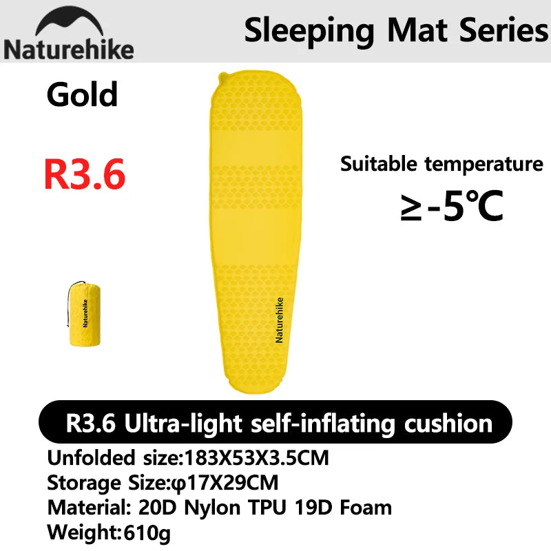 Naturehike Troues R 3.0 Lightweight Portable Folding Square Egg Nest Mat Outdoor 2.5cm Thickened Camping Fishing Picnic Mat