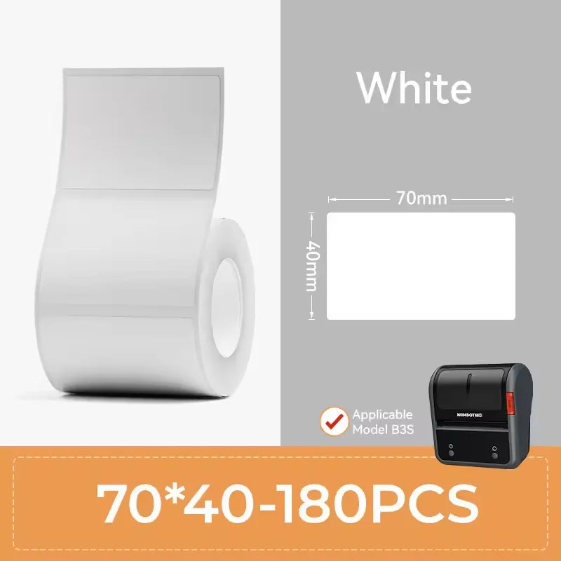 NIIMBOT Thermal Label Paper for B1/B21/B3S/B31 Printer 9 Rolls Set Scratch-resistant Sticker Waterproof Oil-Proof Label Tape