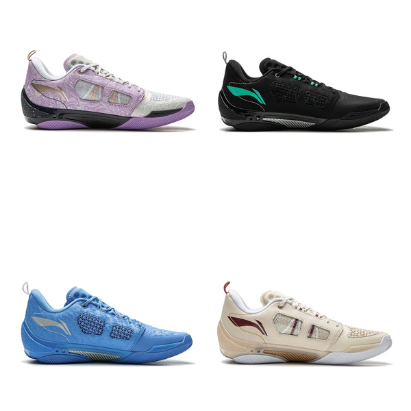 ស្បែកជើងបាល់បោះ Li-Ning បុរស WADE 808 4 ULTRA អាជីព ពាក់បាន ទន់ លោតបាន ស្បែកជើងកីឡា ABAU065