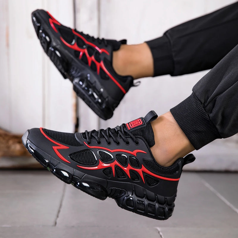 Mens Running Shoes 2026 New Trendy Breathe Cushioning Wear-resistant Multi-Color Daily Sports Casual Sneakers for Men