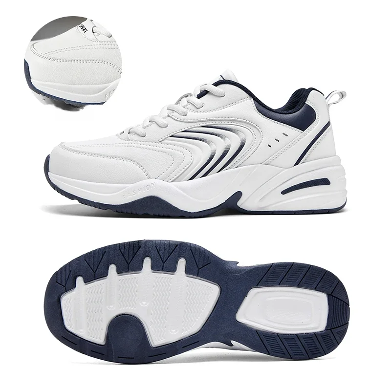 Men's casual sneakers four seasons new soft-sole anti-slip outdoor racing running shoes students lightweight speed sports shoes
