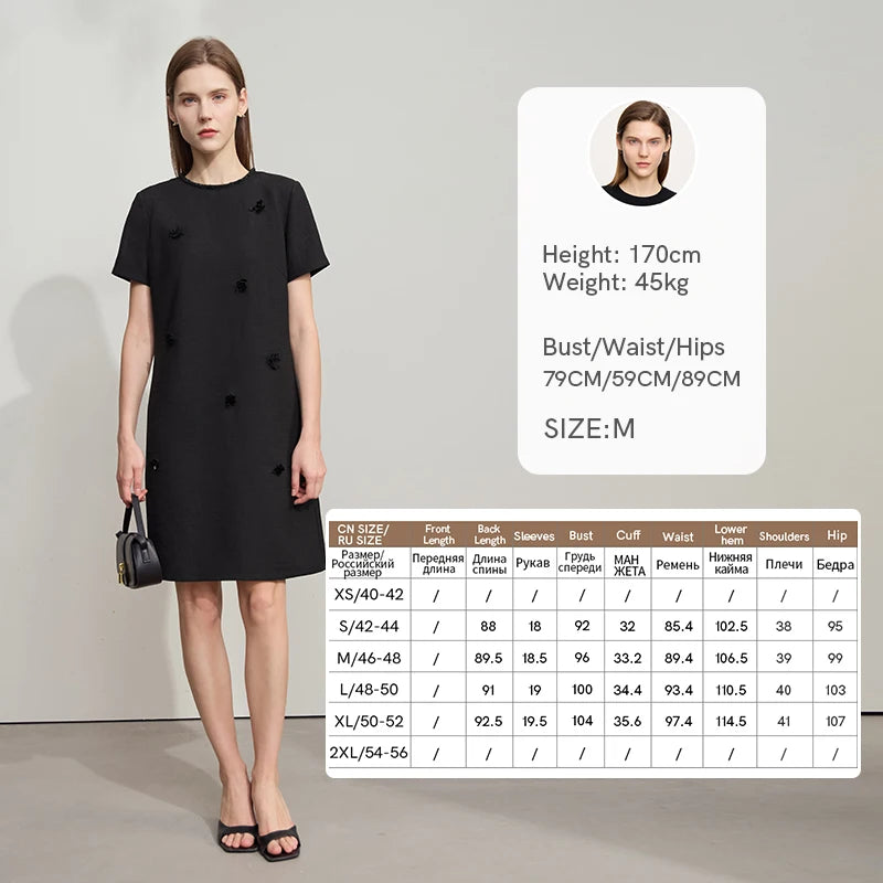 រ៉ូប Amii Minimalism ធម្មតារដូវក្តៅឆ្នាំ ២០២៥ រ៉ូបនារីការិយាល័យថ្មីឆើតឆាយក្លិនក្រអូបផ្កាអង្កាំផាសុកភាពប្រណីតសម្រាប់ស្ត្រី 12542254