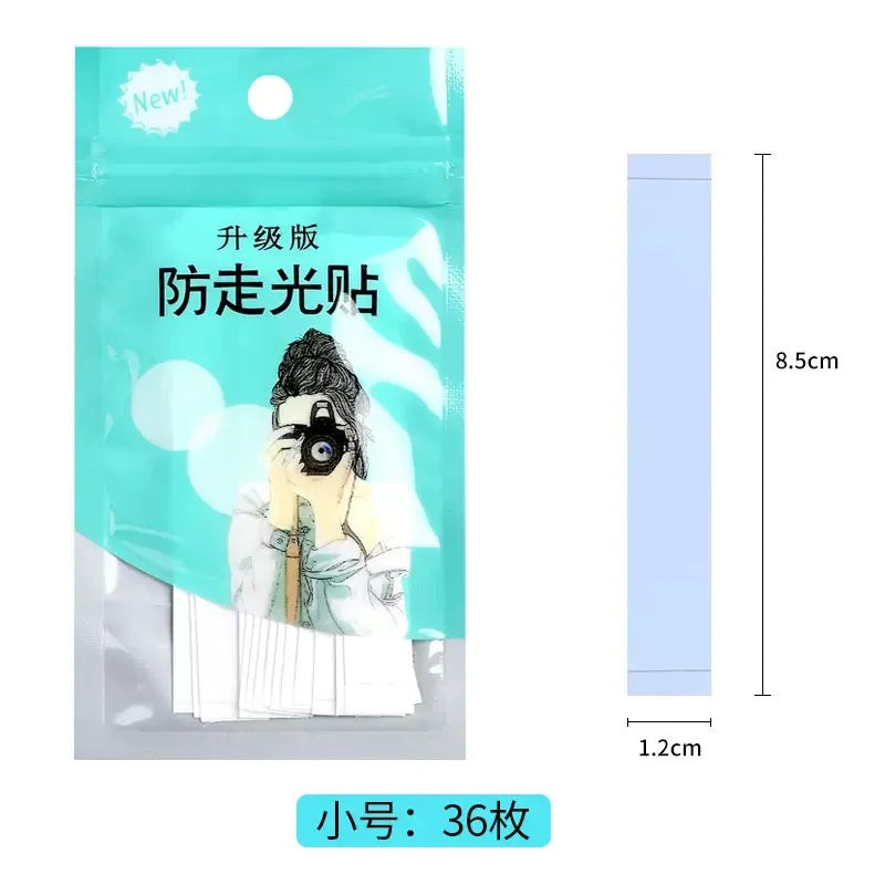 36 pcs Anti Glare Sticker Collar Shirt Collar Chest Double-Sided Tape Clothes Invisible Tie Skirt Universal Fixed Anti Slip