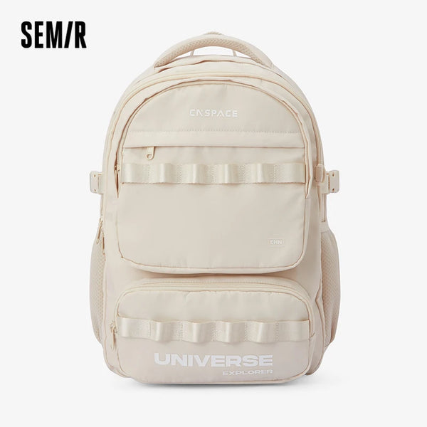 កាបូបស្ពាយបុរស Semir សមត្ថភាពធំ កាបូបសម្រាប់គូស្នេហ៍ កាបូបសម្រាប់សិស្ស កាបូបសម្រាប់ធ្វើដំណើរធម្មតា កាបូបយួរដៃប្រចាំថ្ងៃ សម្រាប់ពាក់ប្រចាំថ្ងៃ ឆ្នាំ២០២៦