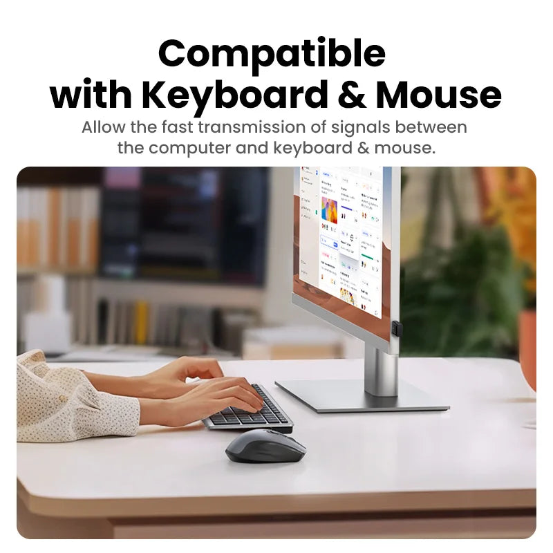 UGREEN Dongle USB Bluetooth Adapter for PC Bluetooth 5.4 Receiver & Transmitter for Bluetooth Keyboard/Mouse/Speakers