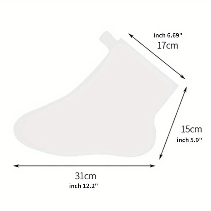 100pcs Disposable Foot Mask Film/Plastic Foot Cover/Hot Wax Boot Bag/Waxing Film, for Foot. Disposable foot mask.