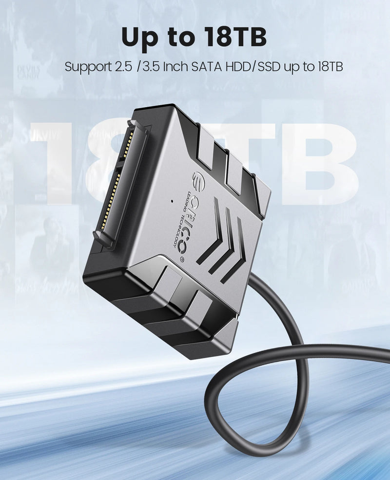 ORICO SATA Converter USB 3.0 to SATA Cable 5Gbps SATA Adapte For 2.5/3.5'' HDD/SSD External Hard Drive Disk