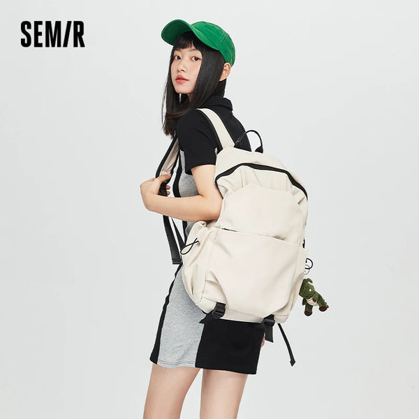 Semir Backpack Men Women Travel Lightweight 2024 New High School College Student Schoolbag Large Capacity Computer Backpack