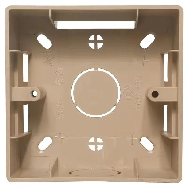 External Switch Socket Accessories Mounting Box for 86mm* 86mm Standard Switch and Socket Mounting Box for Any Wall Location