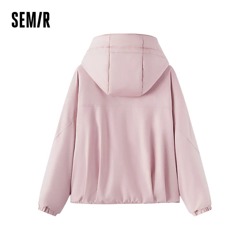 Semir Women Padded Coat For Winter Loose Fit Fashion Soft Coat Detail Minimal Style 2026 New Winter Urban Casual Style
