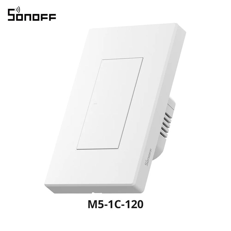 SONOFF M5-120 Matter Smart Wall Switch ESP32 Two-way eWeLink-Remote Switchman Voice Control Works Alexa Google Apple Home Alice