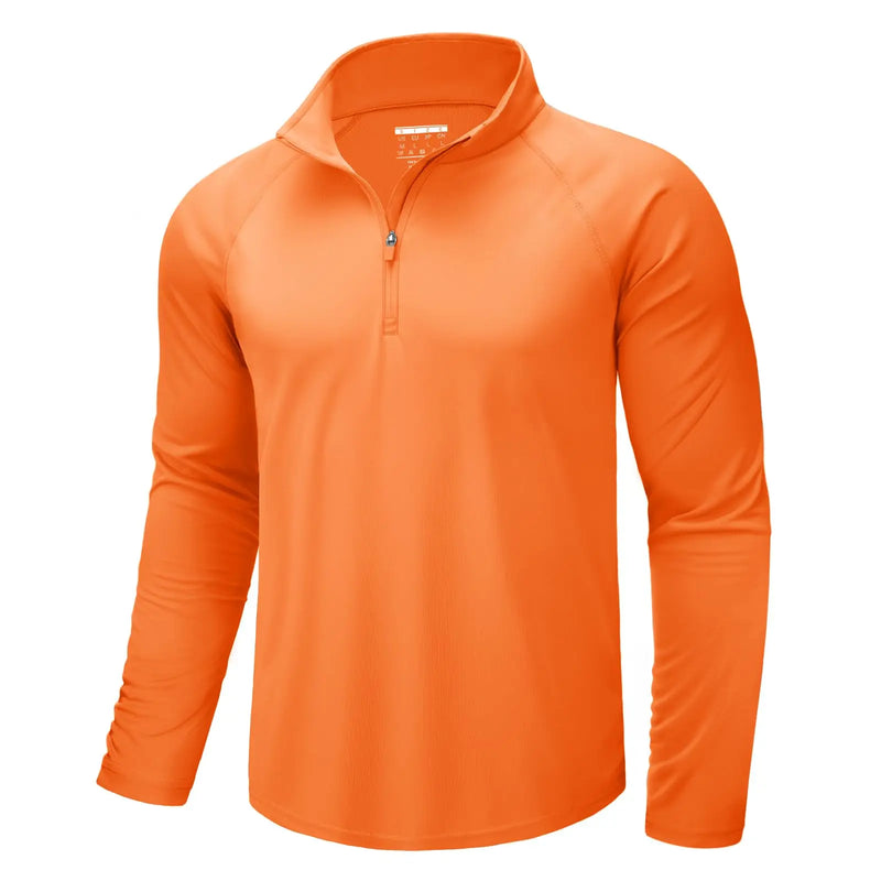 TACVASEN Mens UPF50+ UV Protection T-Shirt Lightweight Long Sleeve Quick Dry Fishing Shirt Outdoor Hiking Workout Rash Guards