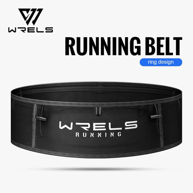 WRELS Running Belt Fanny Pack Running Accessories Slim Elastic Breathable Waist Bag Lightweight With Water Bottle Fanny Packs