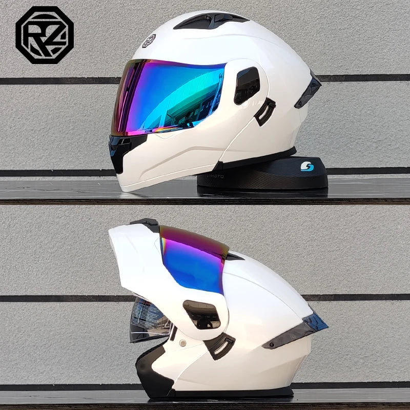 High Quality ORZ Motorcycle Full Face Helmet Four Seasons Motocross Racing Modular Flip Up Casco Moto Men Women Off Road Helmet