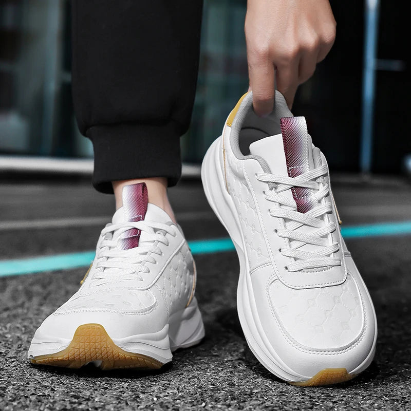 Men's Wide palm casual shoes four season new soft-sole non-slip comfort outdoor walking shoes fashion Joker sneakers borad shoes