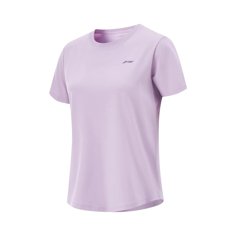 Li-Ning Women's Training Fitness T-shirt AT DRY FREEZE 43%Viscose 41%Nylon 11%Modal 5%Spandex LiNing Sports Tee Tops ATSV044