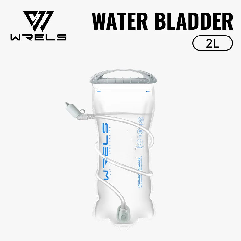 WRELS 1\1.5\2\2.5\3L Hydrapak Water Reservoir Leak Proof Water Bladder BPA Free for Camping Running Hiking Hydration Bladder