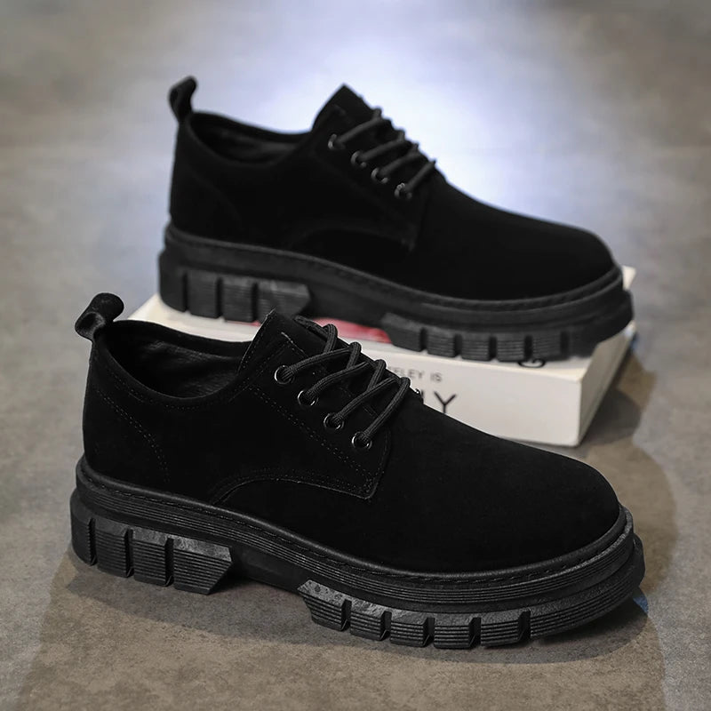 Men's Joker Casual Shoes Four Seasons Breathable Light Soft-sole Non-slip Comfort Outdoor Walking Shoes Business Party Tide Shoe
