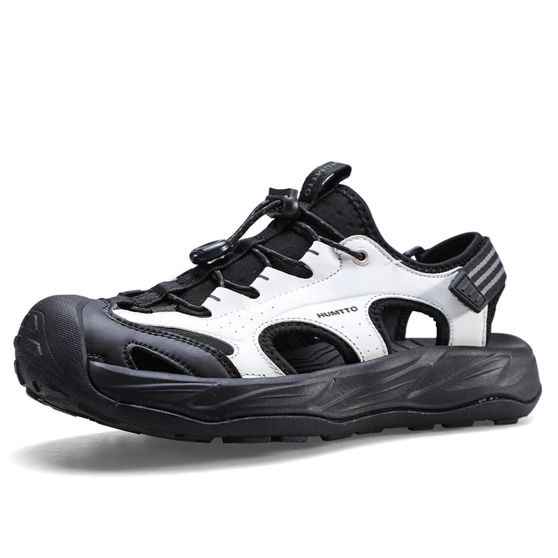 HUMTTO Summer Sandals New Style Sports Fashion Women's Anti-slip Quick-dry Outdoor Tracing Shoe for Woman Closed-toe Beach Shoes