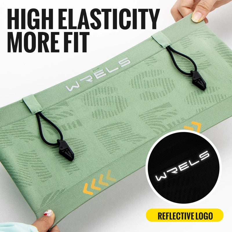 WRELS Elastic Sports Waist Bag Pack Belt Hydration Waist Pack Ultralight Waist Bag Phone Holder for Outdoor Trailing Run Bag